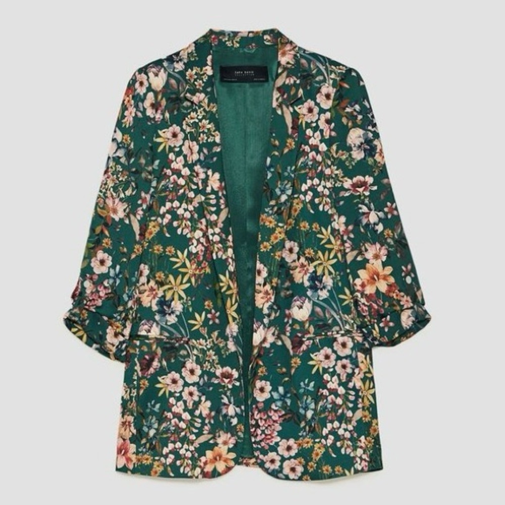 Zara Floral Blazer